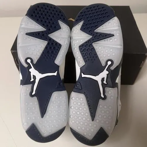 Air Jordan 6 Retro (GS) Big Kids' Shoes 384665-141 Size - 4.5Y