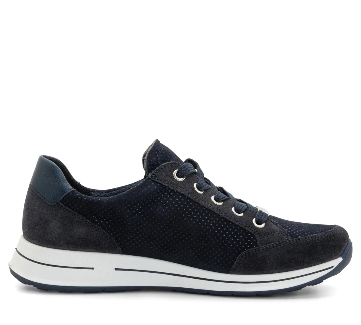 ARA OLEANNA LEATHER SNEAKER BLACK