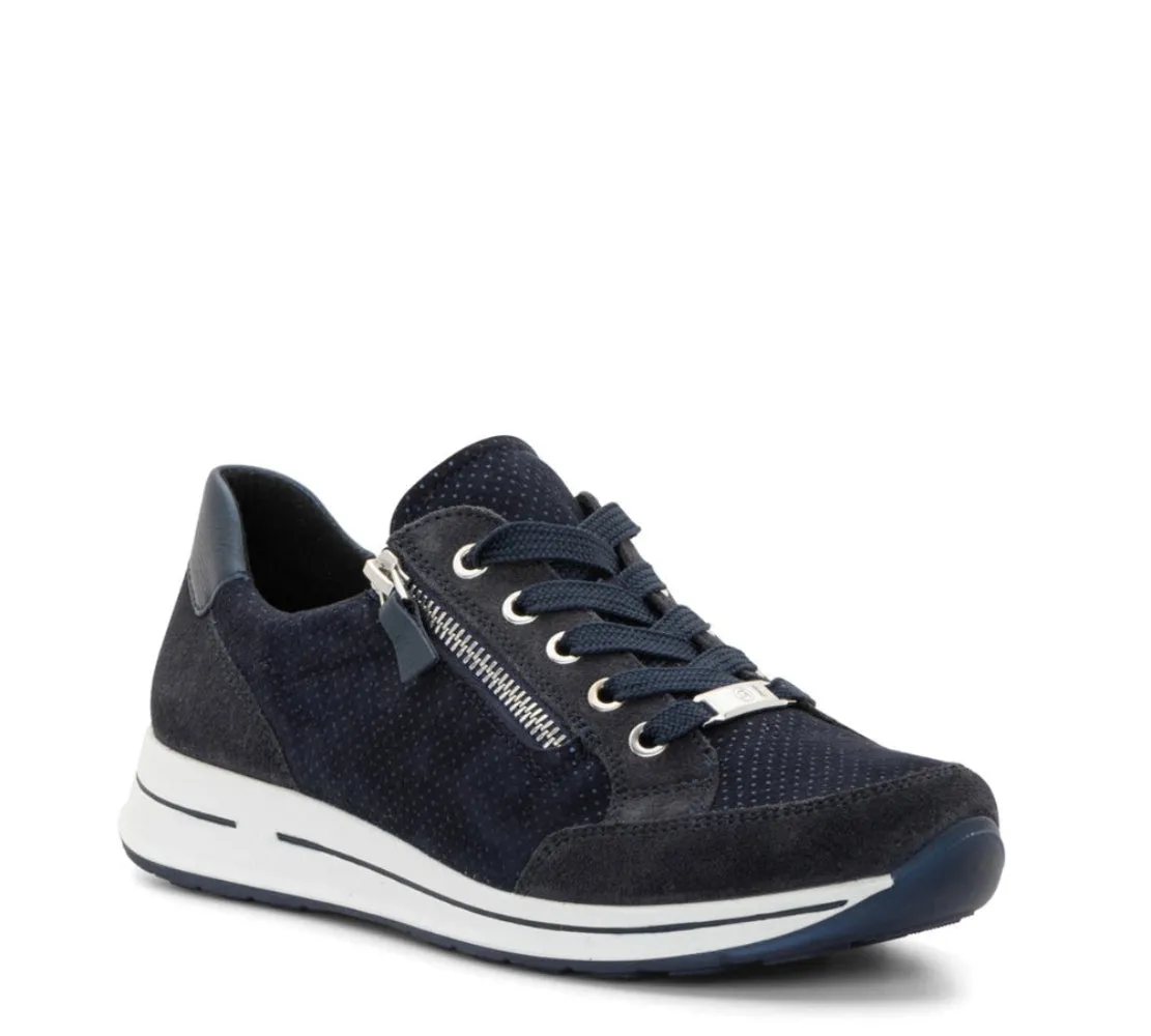 ARA OLEANNA LEATHER SNEAKER BLACK
