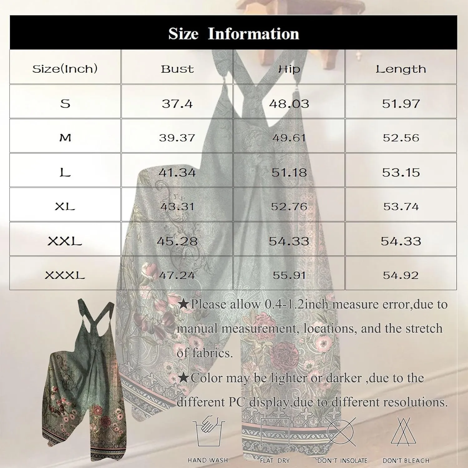 Beach Overalls for Women 2025 Boho Floral Jumpsuits Loose Linen Spaghetti Strap Baggy Romper with Pockets
