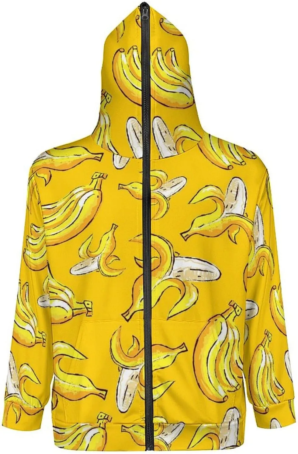 Birds Print Hoodies For Men Women Long Sleeve Casual Zip Up Hooded Sweatshirt Jacket Coat With Pocket