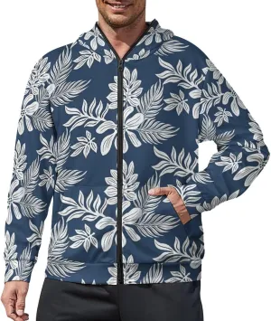 Butterfly Print Hoodies For Men Women Long Sleeve Casual Zip Up Hooded Sweatshirt Jacket Coat With Pocket