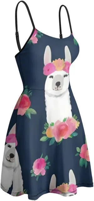 Casual Summer Tunic Dress Wrap Sleeveless Bodycon Beach Swing Dress