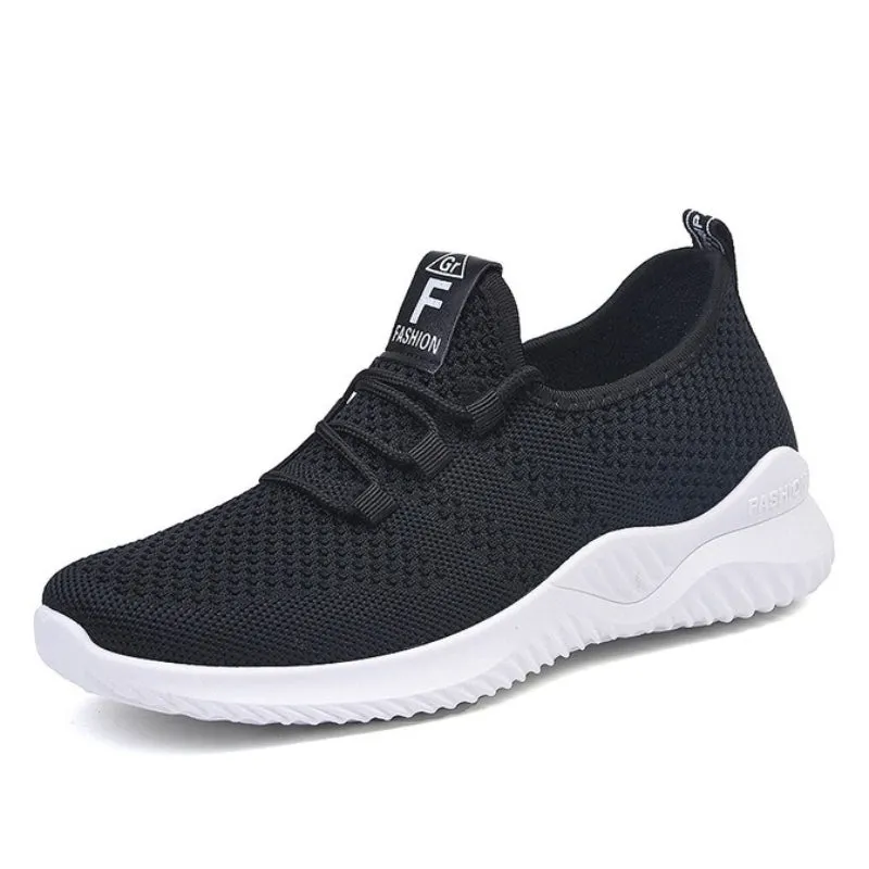 Cuzcare Women Orthopedic Shoes Comfy Elastic Mesh Round Toe Running Sneakers