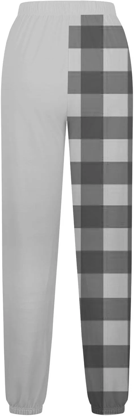 Elastic Waist Sweatpants for Women Soft Fabric Stylish Loose Casual Pants Fashion Office Work Outdoor Sports Trousers