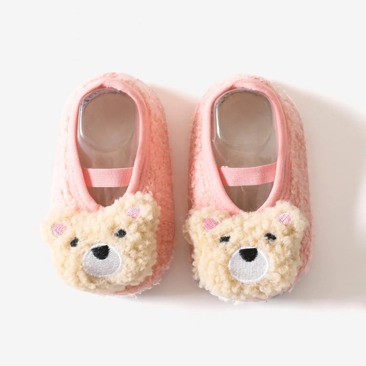 EnJoCho Tennis Shoes for Girls Boys And Girls Cartoon Character Pattern Warm Toddler Shoes Indoor Floor Socks Non Slip Shoes
