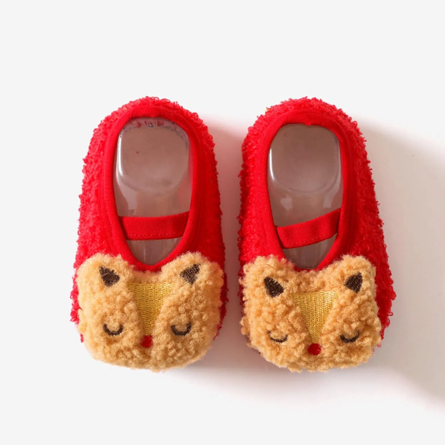 EnJoCho Tennis Shoes for Girls Boys And Girls Cartoon Character Pattern Warm Toddler Shoes Indoor Floor Socks Non Slip Shoes