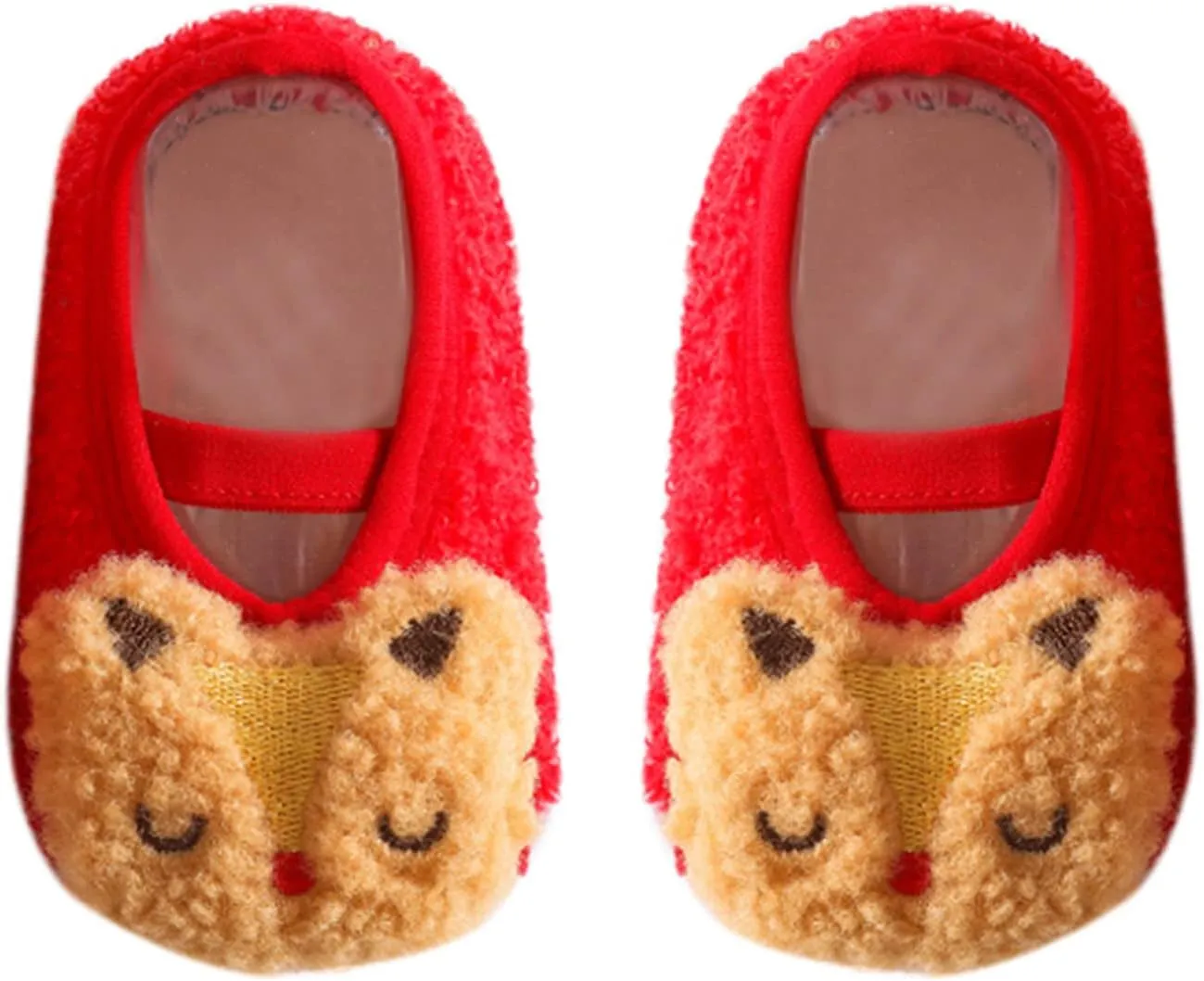 EnJoCho Tennis Shoes for Girls Boys And Girls Cartoon Character Pattern Warm Toddler Shoes Indoor Floor Socks Non Slip Shoes