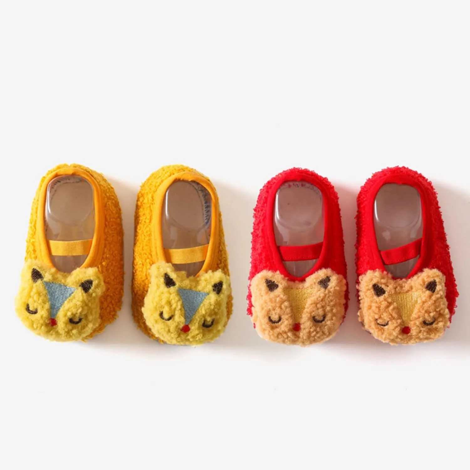 EnJoCho Tennis Shoes for Girls Boys And Girls Cartoon Character Pattern Warm Toddler Shoes Indoor Floor Socks Non Slip Shoes