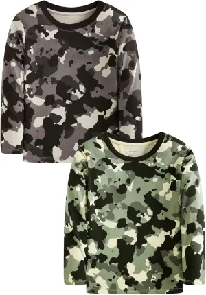 Family Feeling Kids' Long Sleeve Crewneck Boys Tee T-Shirt