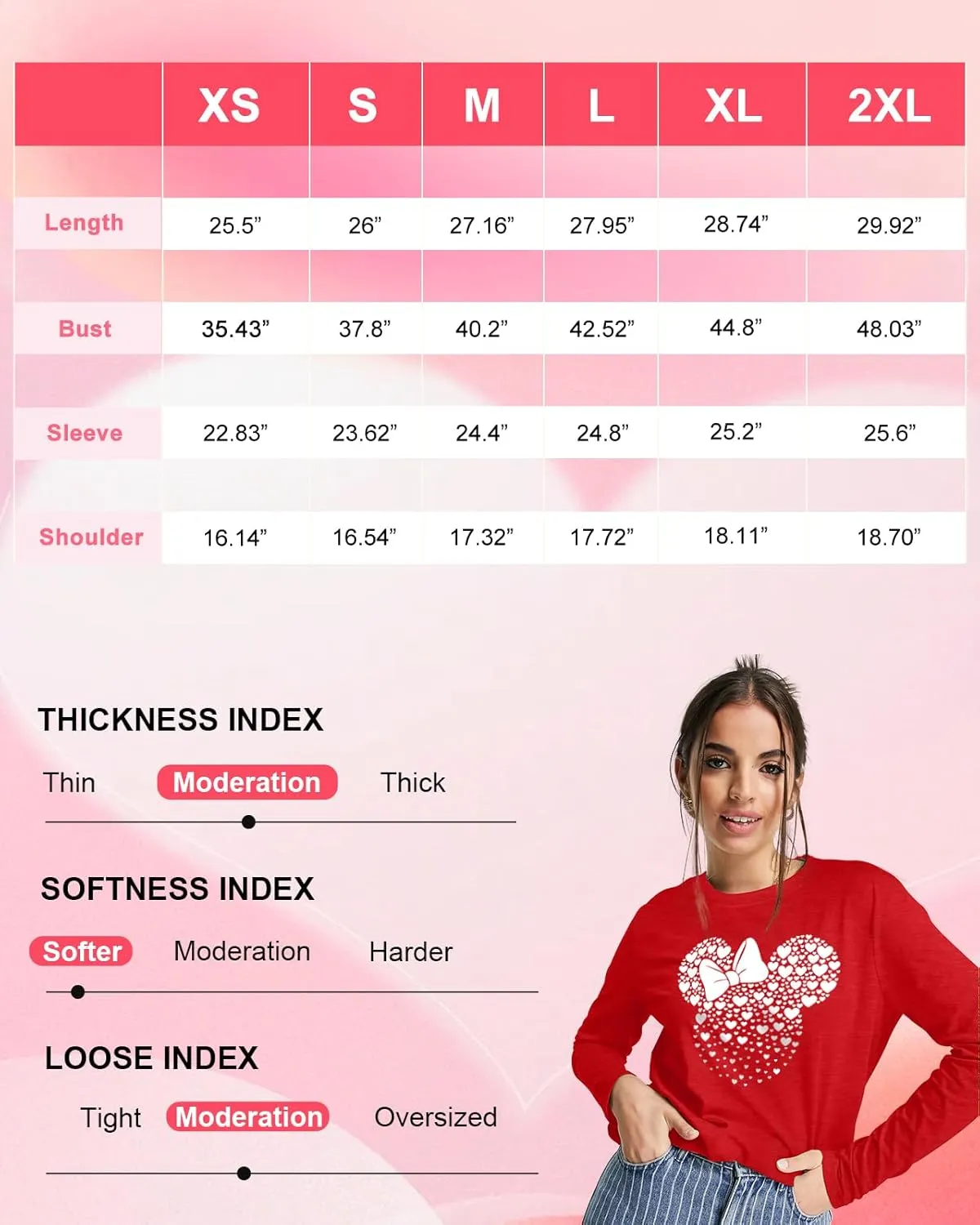 Flafens Long Sleeve T Shirts for Women - Crewneck Womens Graphic Tees Cotton Cute Cool Tshirts Teens Girls Girly