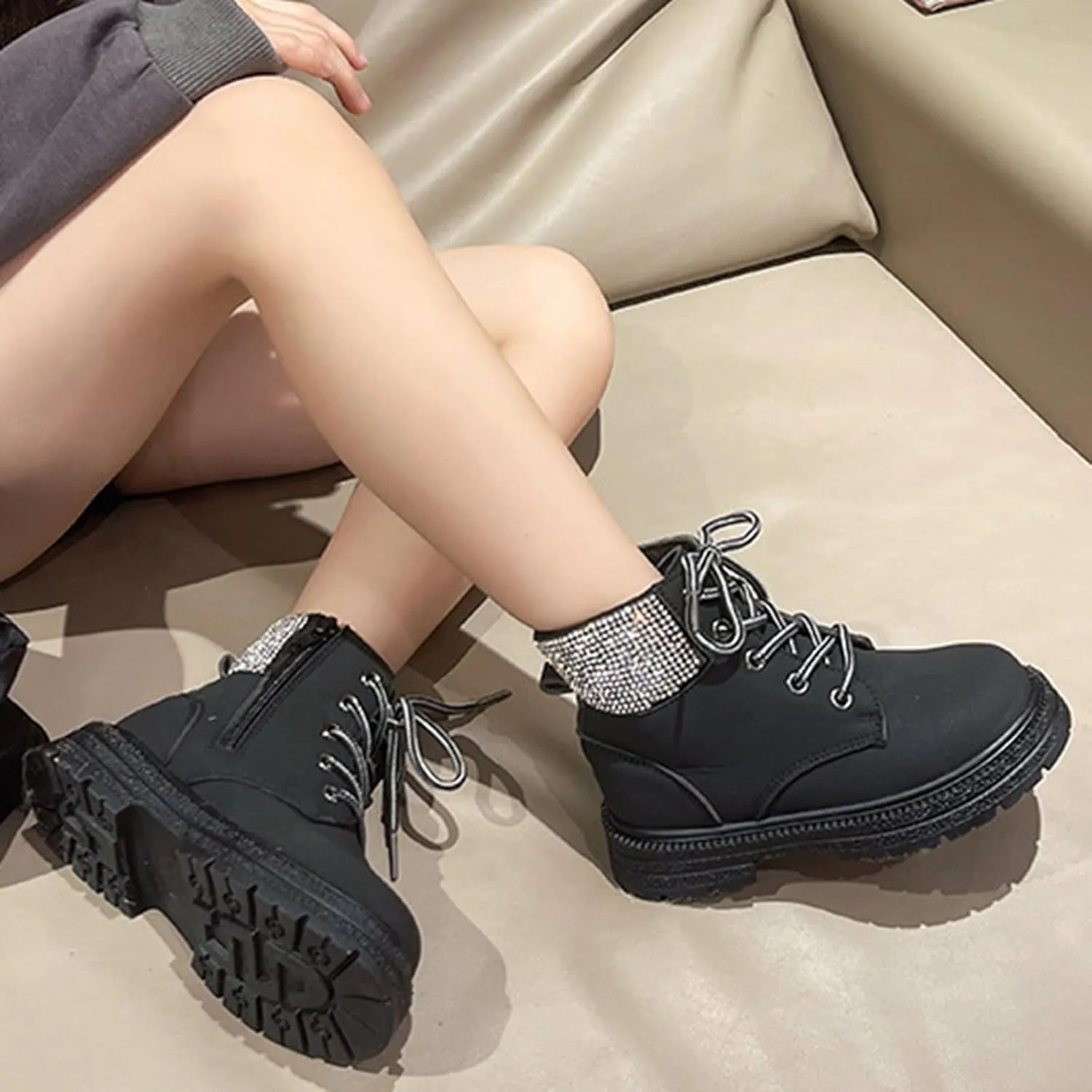 Kids Girls Ankle Bootie Chunky Low Block Heel Short Dress Booties Square Toe Cowgirl Boots Walking Riding Boots