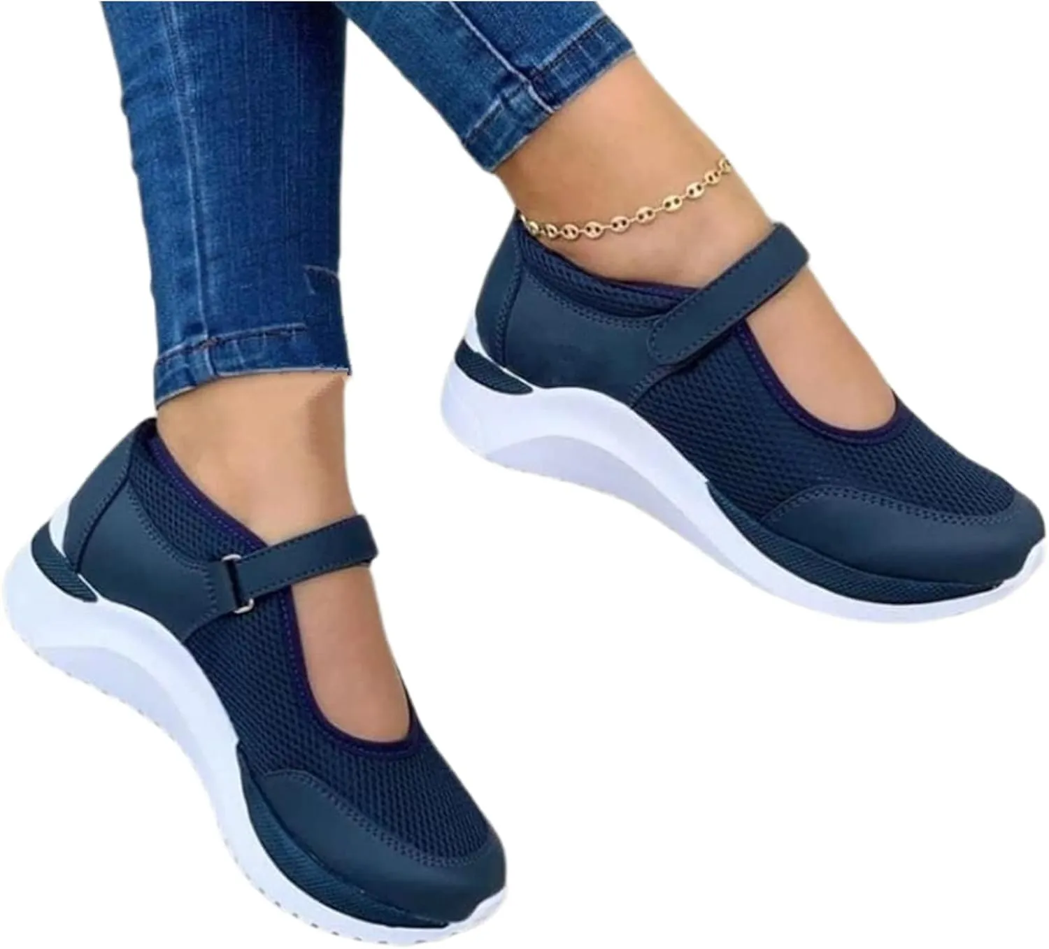 Ladmiple Sneakers For Women Walking Shoes Slip On Platform Sneakers Casual Dressy Summer Fashion Comfort Flats Loafers