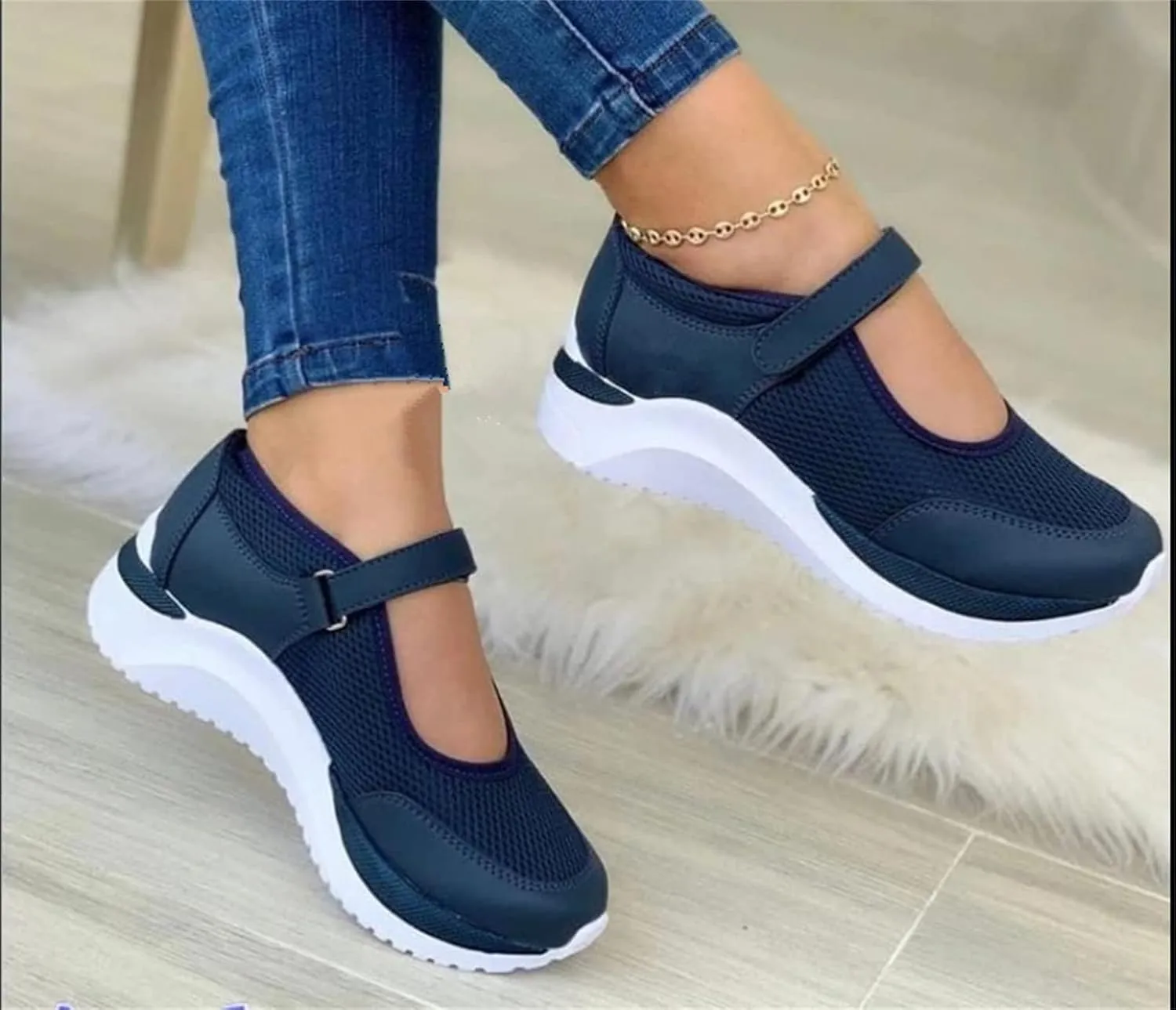 Ladmiple Sneakers For Women Walking Shoes Slip On Platform Sneakers Casual Dressy Summer Fashion Comfort Flats Loafers