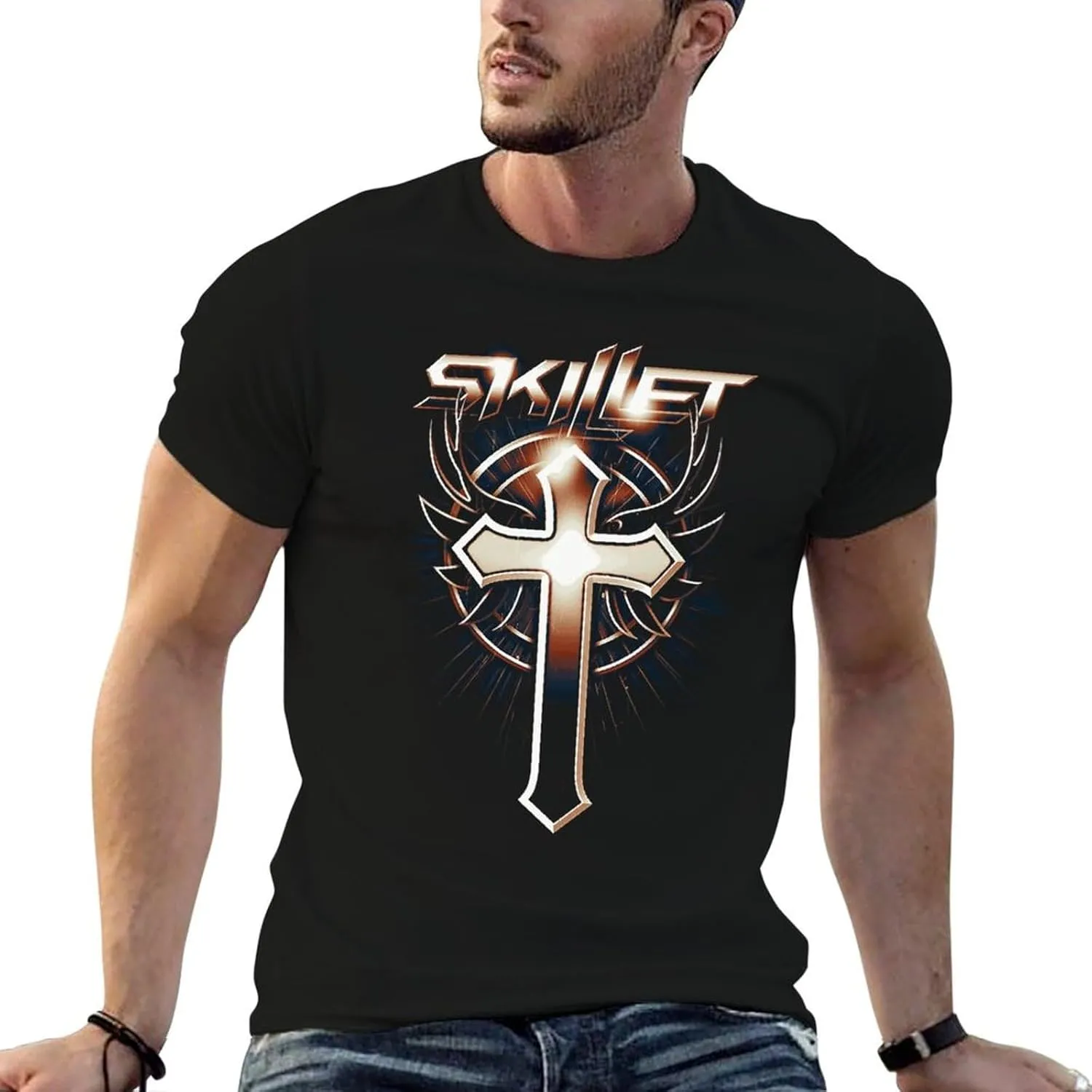 Man's T Shirt Cotton Short-Sleeve Printed Shirts O-Neck Fashion Graphic Classic Tee Tshirt