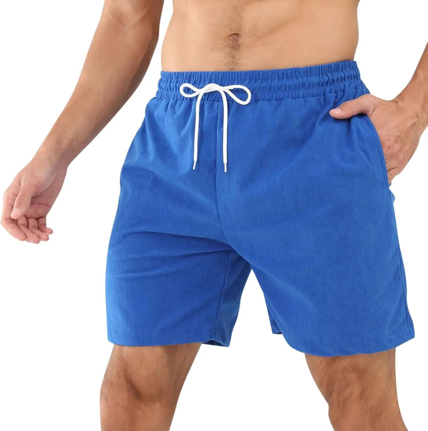 Men Gradient Beach Shorts 2025 Summer Big and Tall Workout Shorts Drawstring Elastic Waist Soft Short with Pockets
