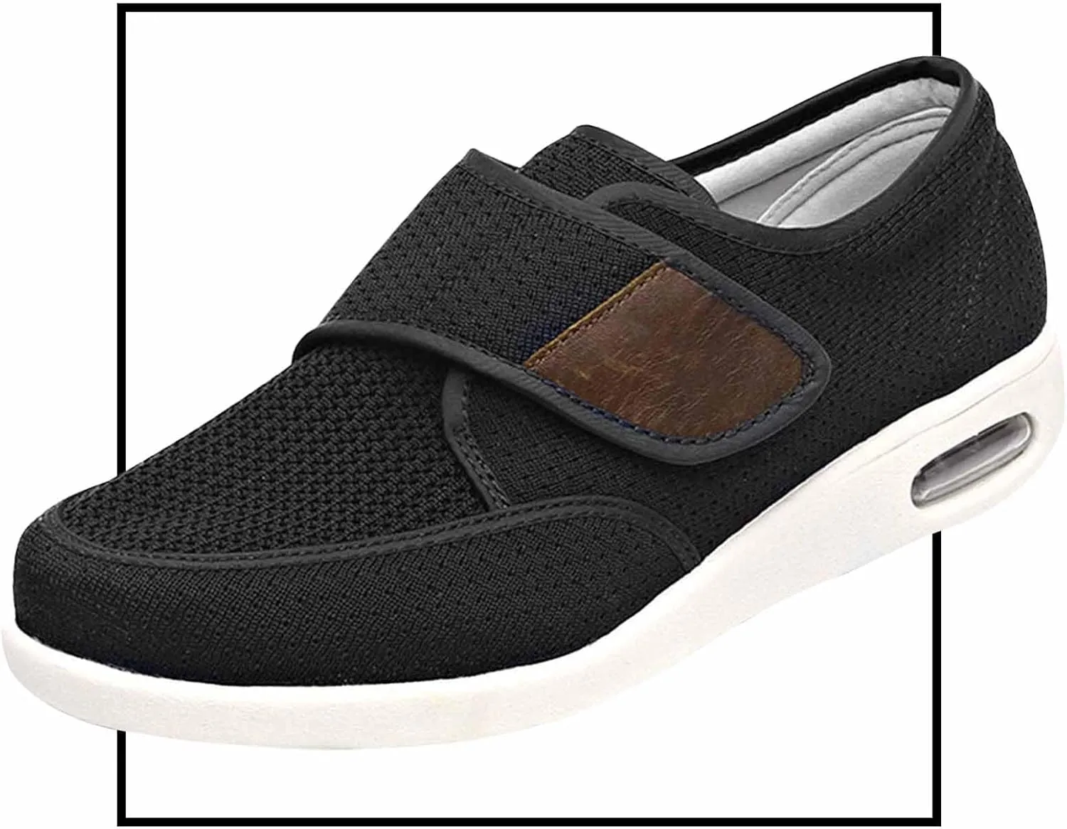 Men's Ultra Lightweight Memory Foam Slip-On Sneakers - Breathable Anti-Slip Trainers for Walking, Running, and Gym Activities