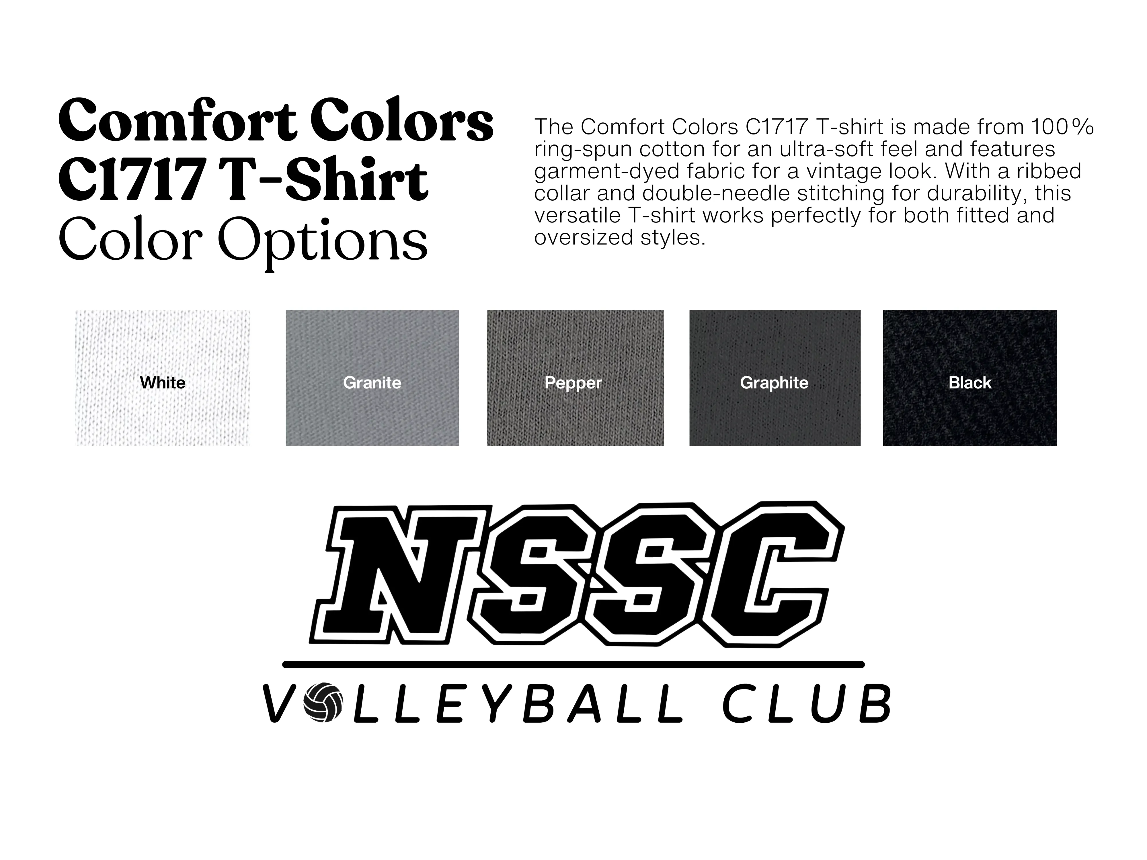 NSSC Volleyball Mom Heart is Full Heavyweight Cotton Tee