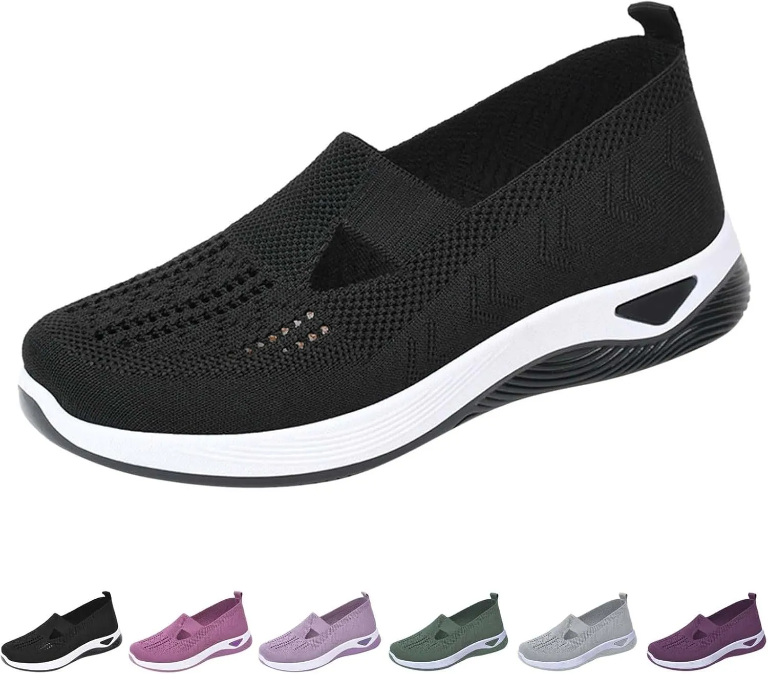 Orthopedic Shoes for Women Woven Slip on Walking Running Shoes for Men Sports Men's Casual Shoes Fashion Sneakers Tennis Shoe Loafers Casual Slip On