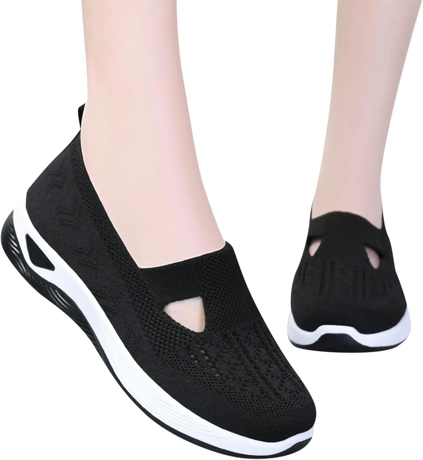 Orthopedic Shoes for Women Woven Slip on Walking Running Shoes for Men Sports Men's Casual Shoes Fashion Sneakers Tennis Shoe Loafers Casual Slip On