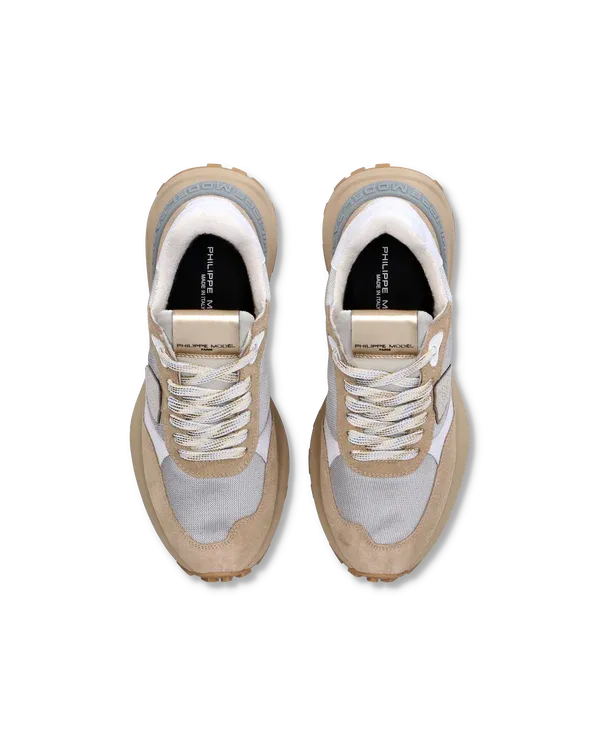 Philippe Model Antibes Low-Top Sneakers - Silver/Beige