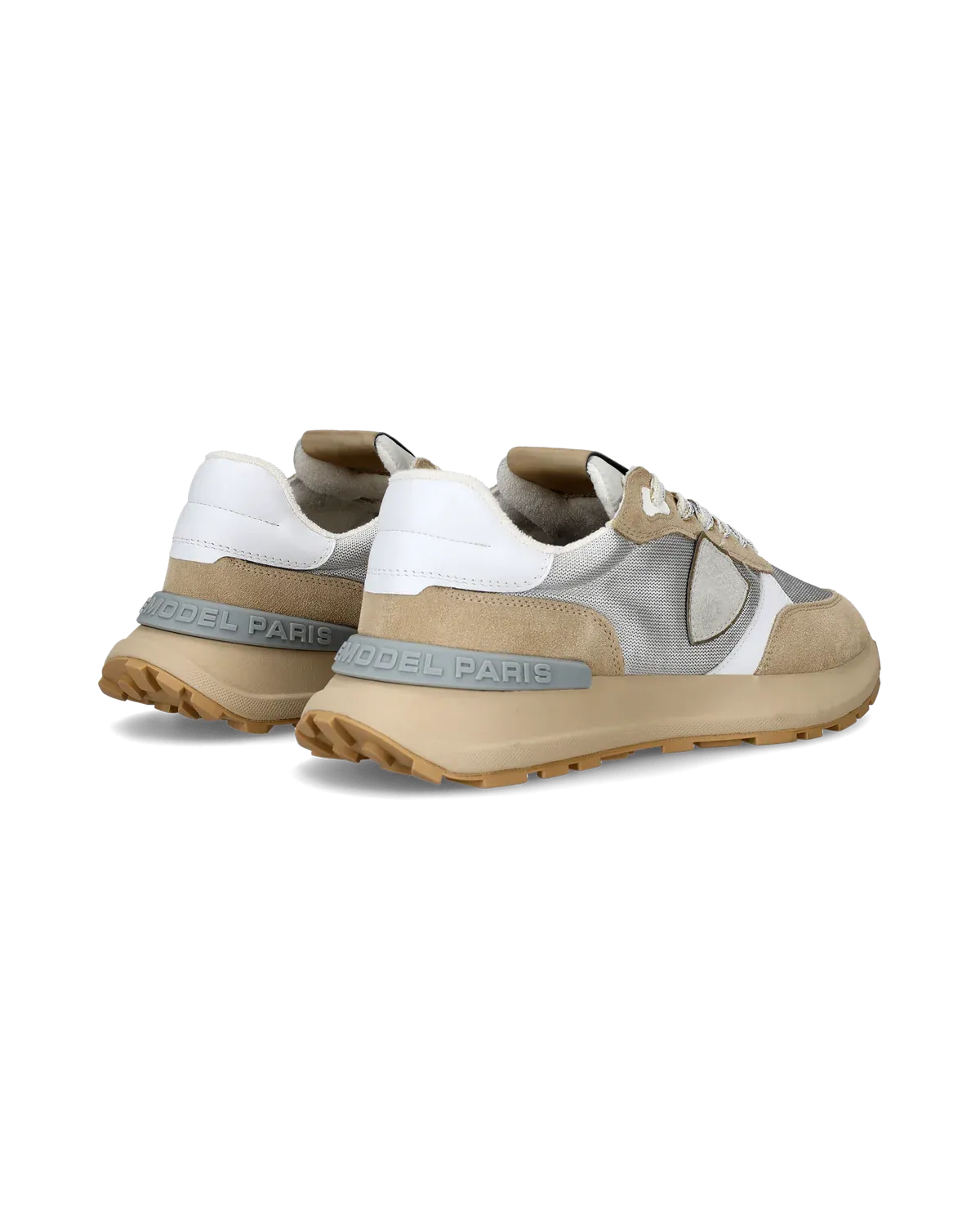 Philippe Model Antibes Low-Top Sneakers - Silver/Beige