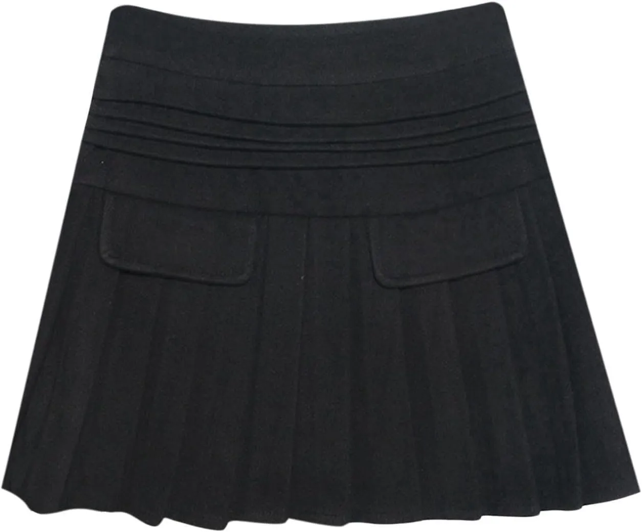 Pleated Skirts for Women High Waist A Line Skirts Plain Plaid Mini Skirts Casual Comfy Elegant Skirts Everydaywear