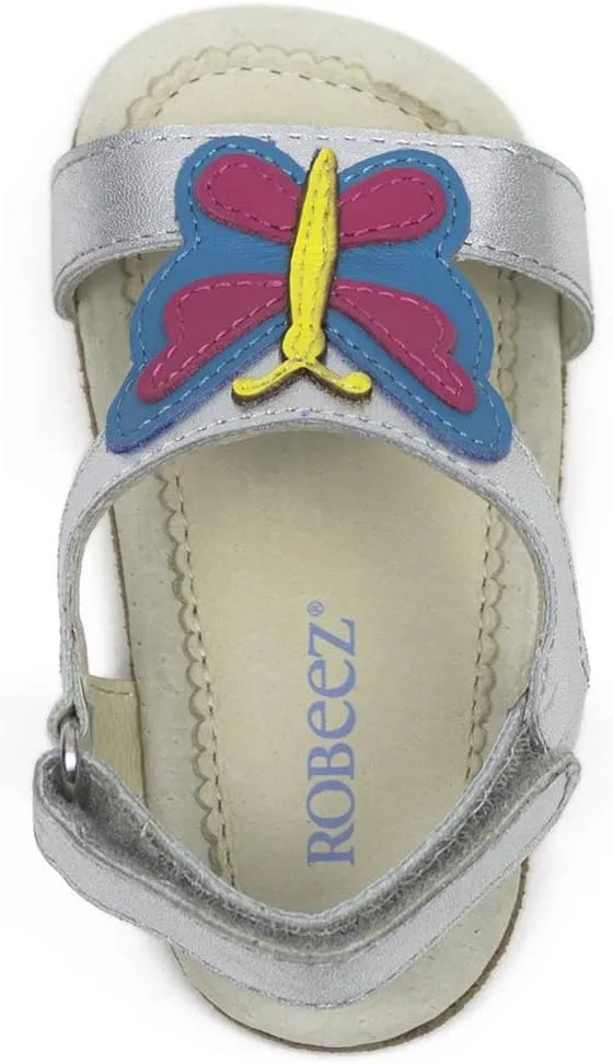 Robeez First Kicks Baby Girl and Unisex Sandals for Infant/Toddlers - 0-24 Months