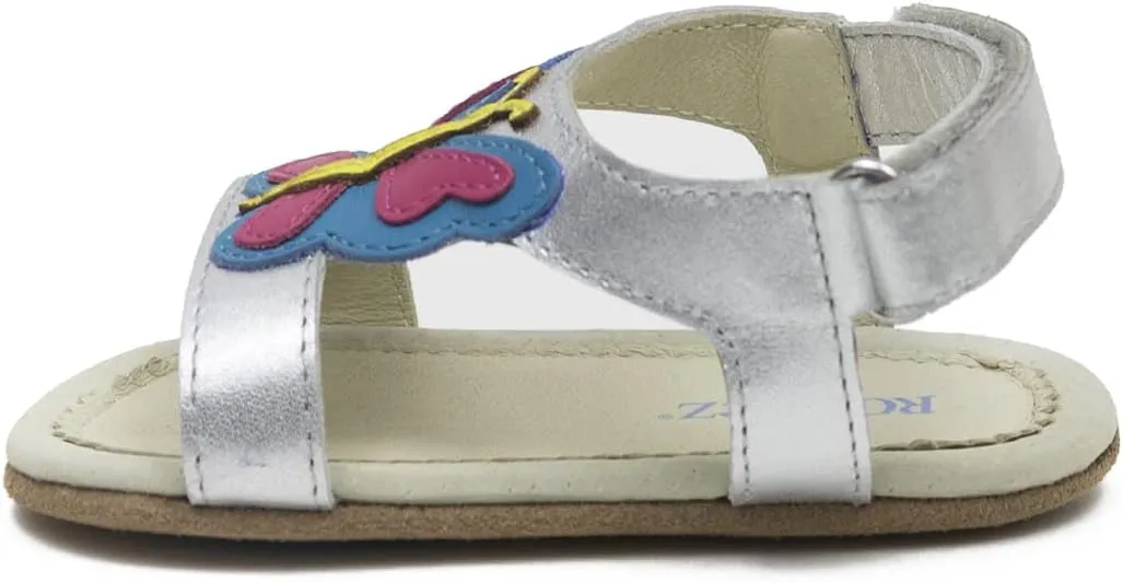 Robeez First Kicks Baby Girl and Unisex Sandals for Infant/Toddlers - 0-24 Months