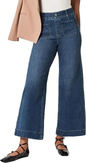 Stylish Wide-Leg Jeans for Women High-Waisted Formal Occasion Flattering Casual Pants Slimming Leisure Trendy Trouser