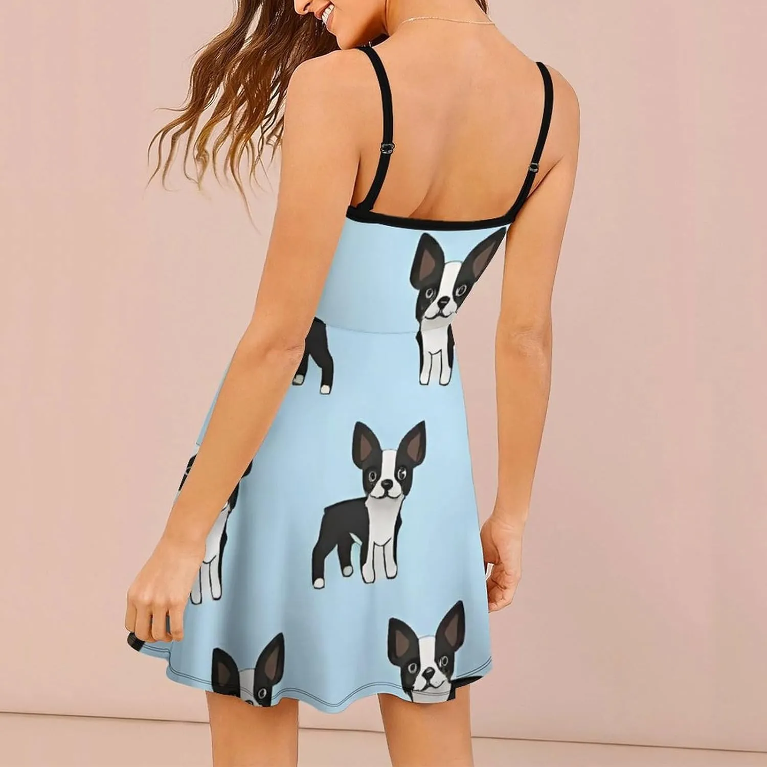Summer Casual Long Dress Sleeveless Adjustable Party Slim Dress
