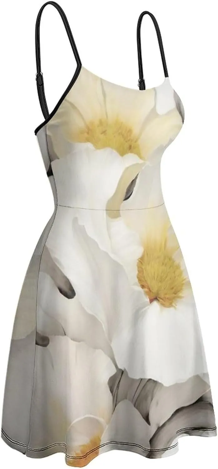 Summer Casual Long Dress Sleeveless Adjustable Party Slim Dress