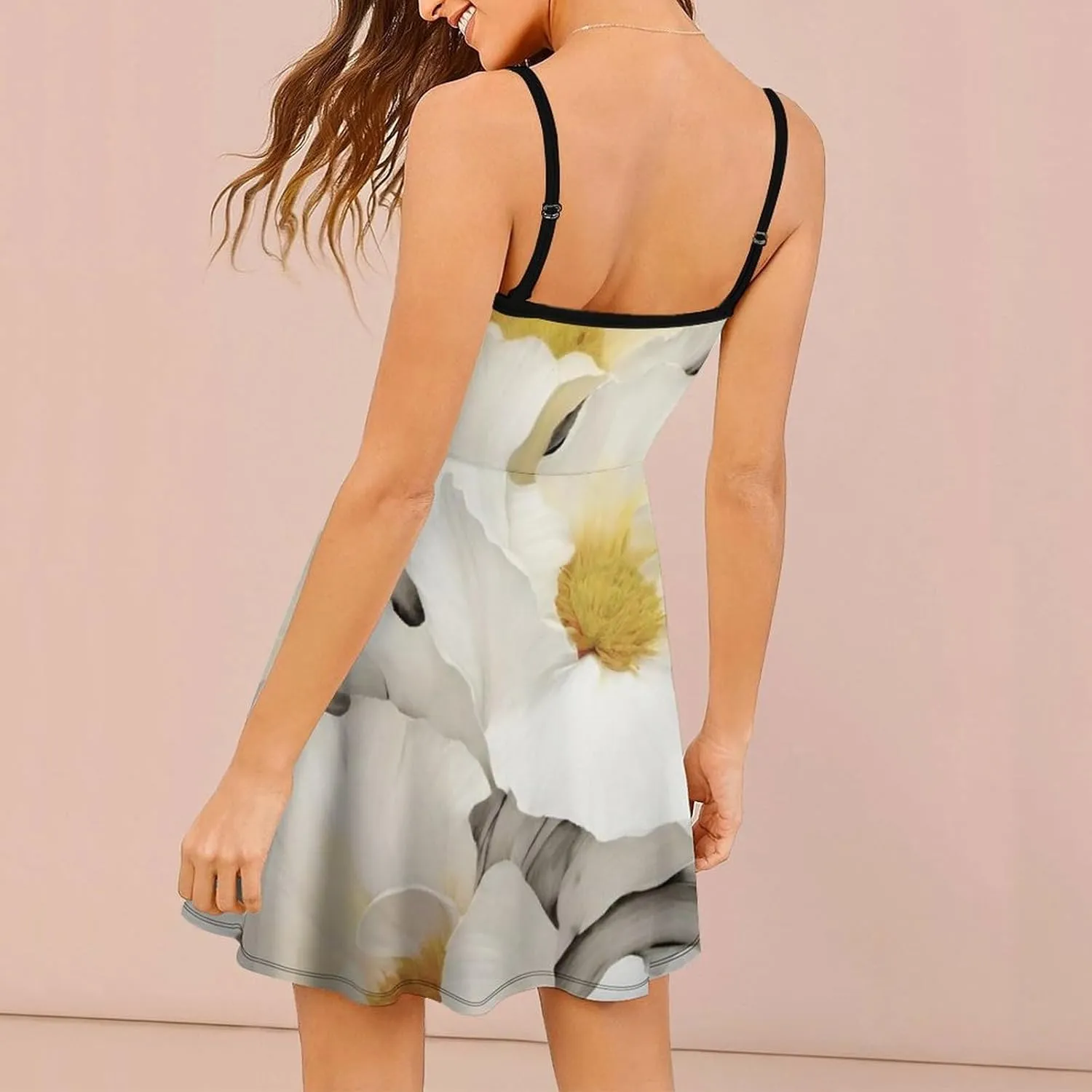 Summer Casual Long Dress Sleeveless Adjustable Party Slim Dress
