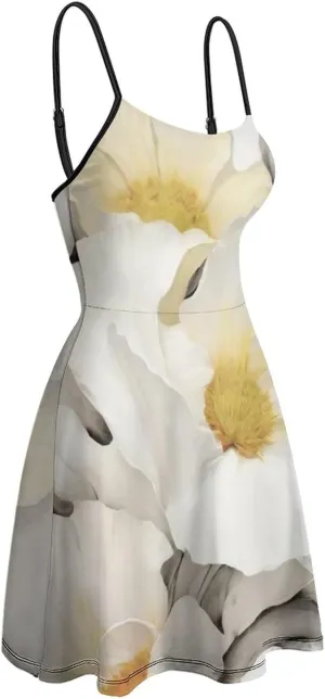 Summer Casual Long Dress Sleeveless Adjustable Party Slim Dress