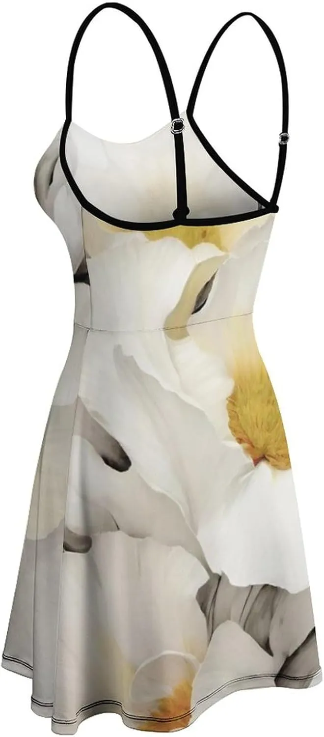 Summer Casual Long Dress Sleeveless Adjustable Party Slim Dress