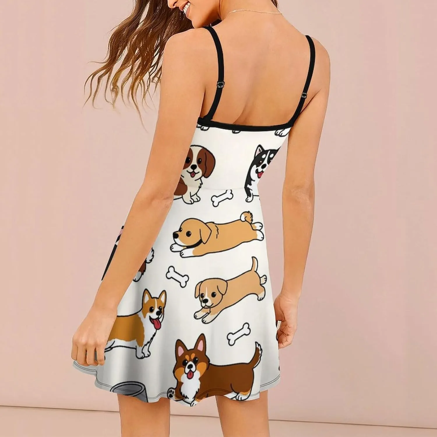 Summer Casual Long Dress Sleeveless Adjustable Party Slim Dress