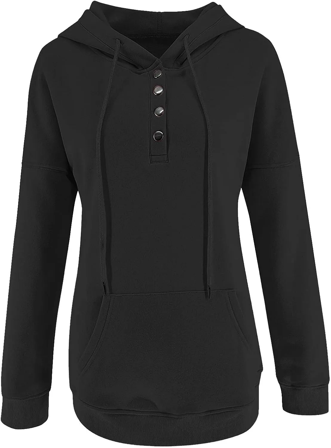 Sweatshirt for Women Zip Up Women's Casual Hoodies Long Sleeve Solid Lightweight Pullover Tops Loose Sweatshirt with Pocket