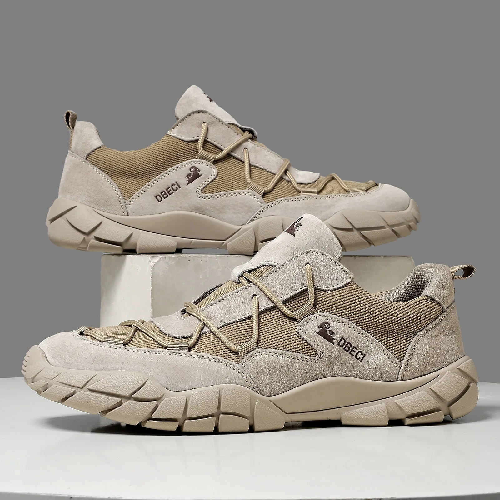 Vera | Breathable Mesh Suede Trail Sneakers