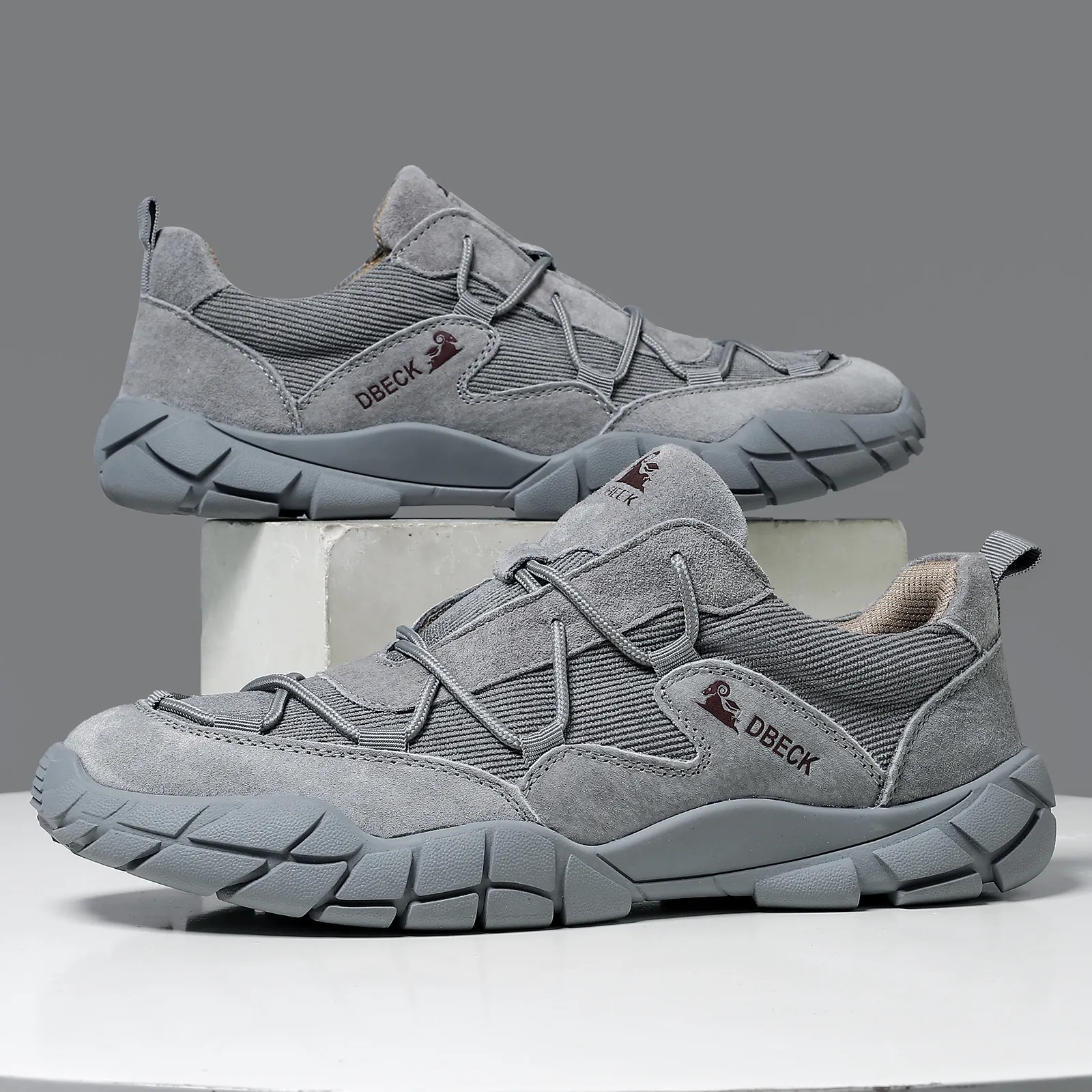 Vera | Breathable Mesh Suede Trail Sneakers