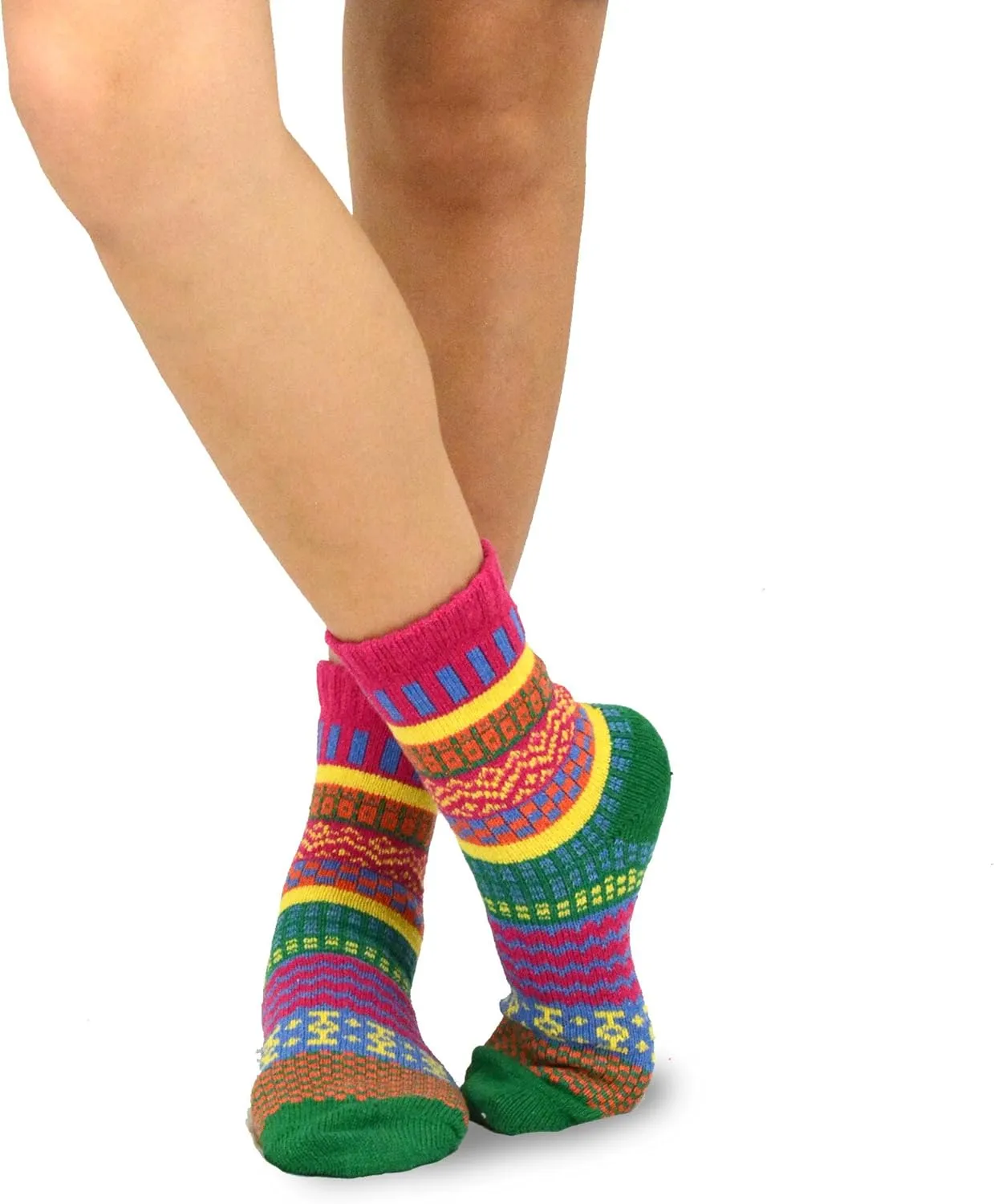 Winter Boot Socks for Women and Men Multipair Trouser Fashion Slouch Ankle Cotton Wool Cozy