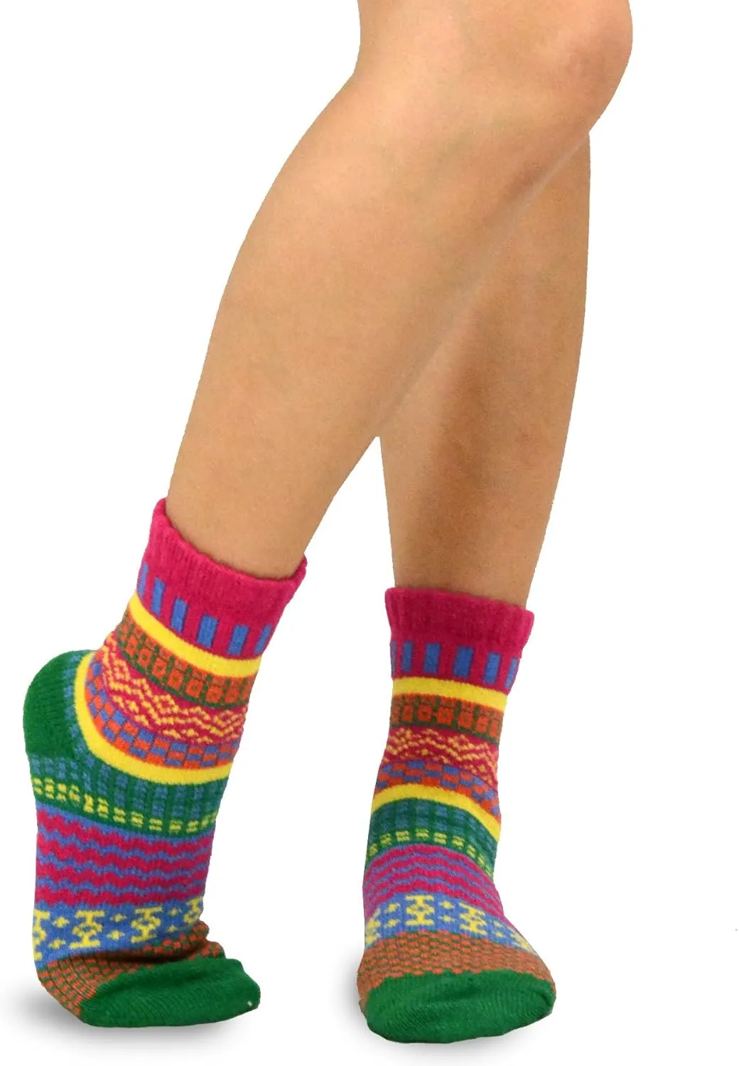Winter Boot Socks for Women and Men Multipair Trouser Fashion Slouch Ankle Cotton Wool Cozy