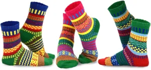 Winter Boot Socks for Women and Men Multipair Trouser Fashion Slouch Ankle Cotton Wool Cozy