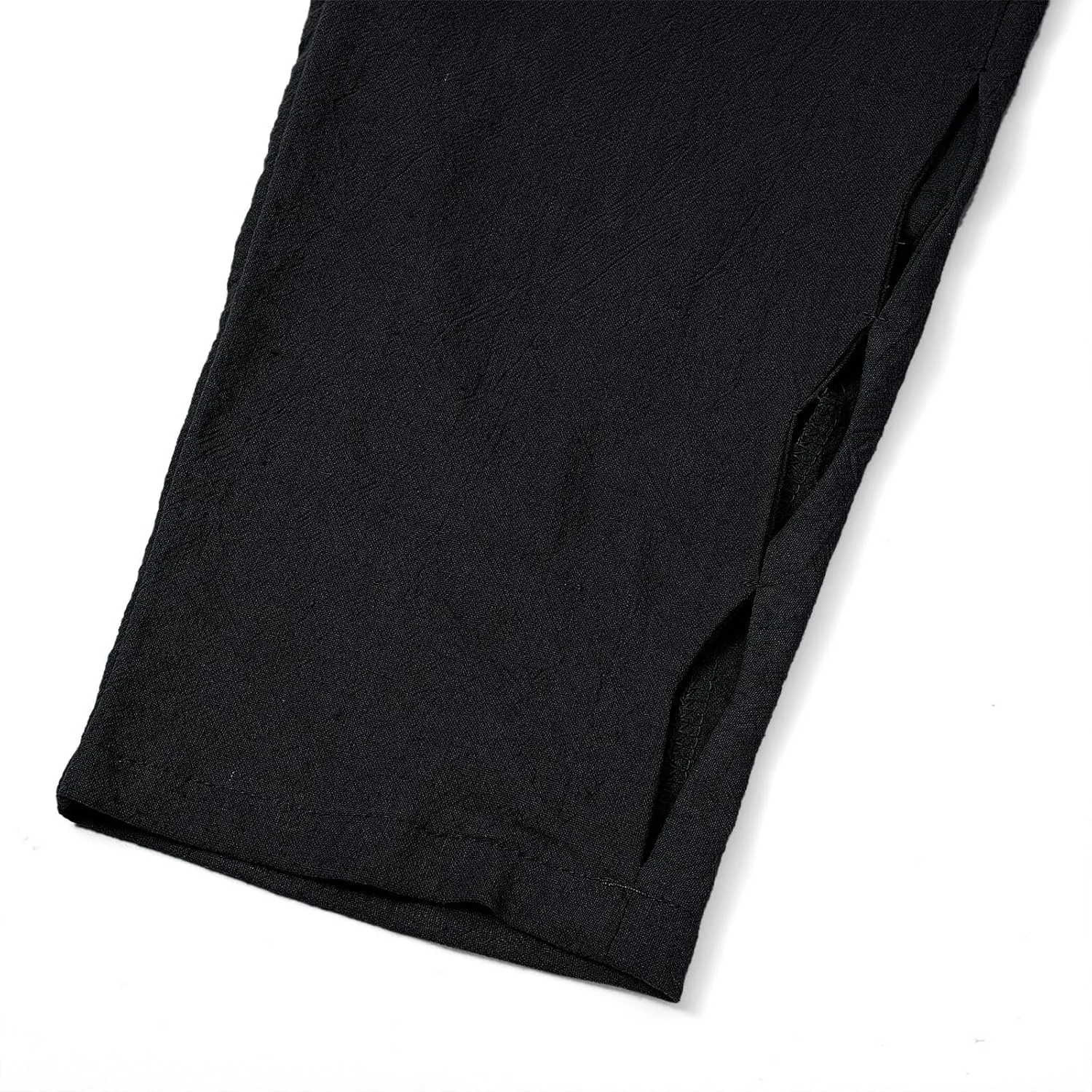Women Casual Breathable Loose Fit Pants Trendy Summer Linen Trouser Plus Size Office Elegant Ankle-Length Casual Pant