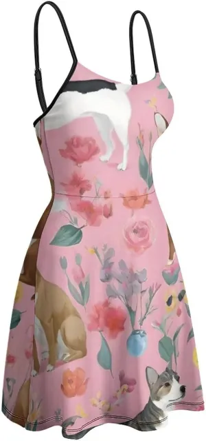 Women Girls 2025 Summer Swing Dress for Party Beach Date