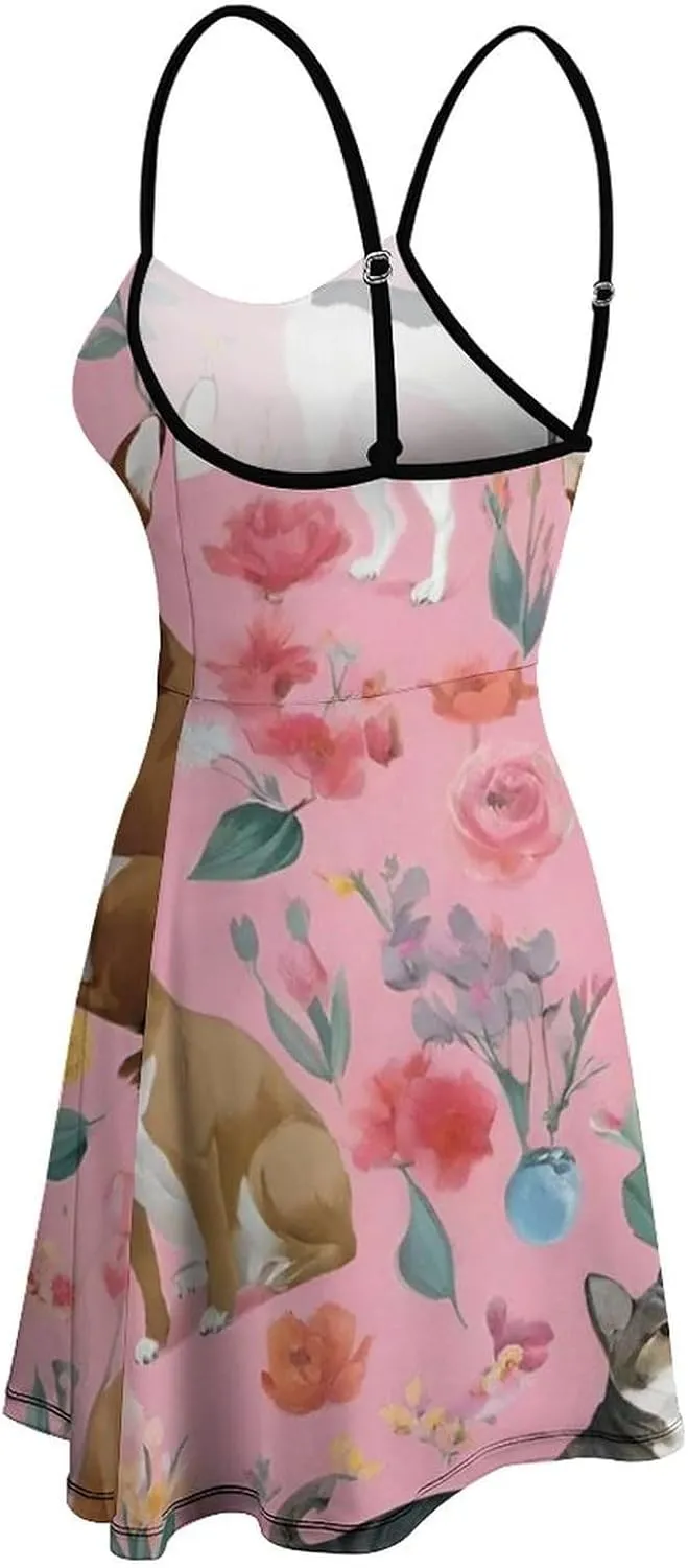 Women Girls 2025 Summer Swing Dress for Party Beach Date