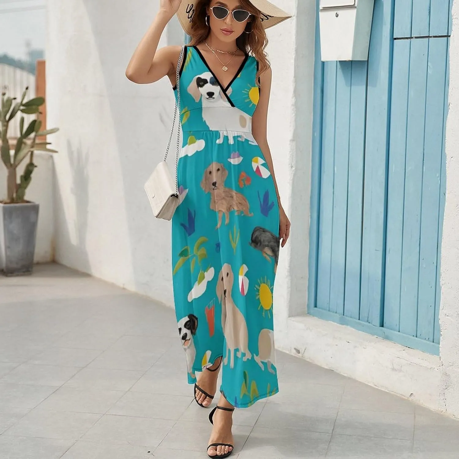 Women Girls 2025 Summer Swing Dress for Party Beach Date