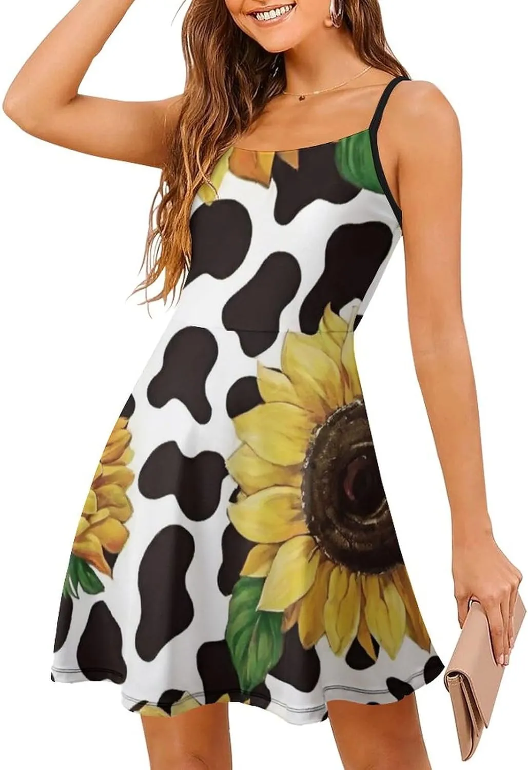 Women Girls Casual Flowy Long Dress for Party Holiday Beach