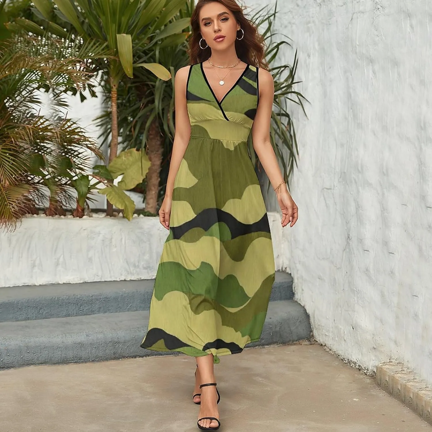 Women Girls Summer 2025 Loose Flowy Swing Shift Dresses for Party Holiday