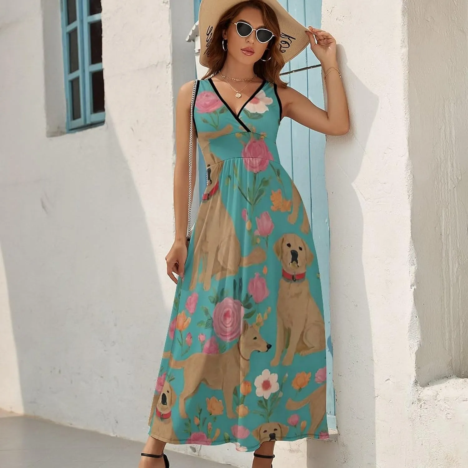 Women Girls Summer 2025 Loose Flowy Swing Shift Dresses for Party Holiday