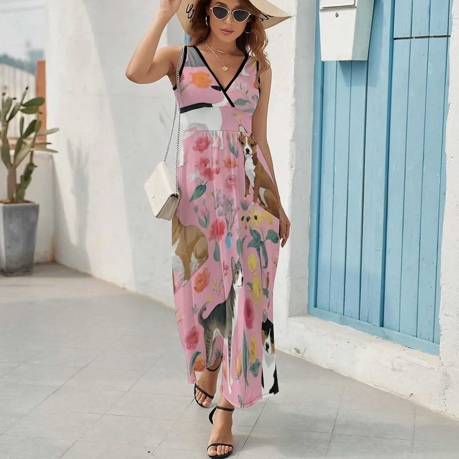 Women Girls Summer 2025 Loose Flowy Swing Shift Dresses for Party Holiday